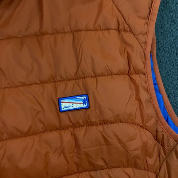 Johnnie O Hudson Quilted Vest Mens Large Puffer Full Zip Nylon golf Harvest - Picture 2 of 12